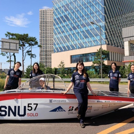 Club 'SNU SOLO' represents Korea in the world’s largest solar car race