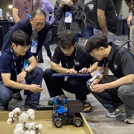 College of Agriculture and Life Sciences agricultural harvesting robot team wins the 2nd place in the 2023 ASABE Robotics Student Design Competition