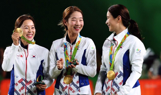 Gold medalists at the Rio Summer 2016 Olympics