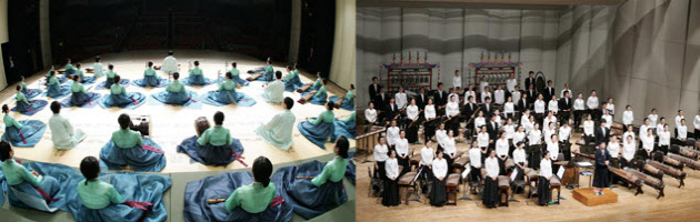A performance of SNU Dept. of Korean Music