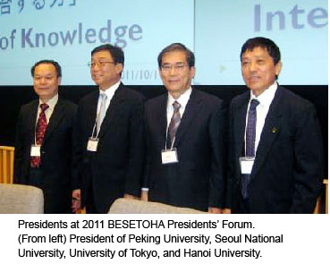 four presidents of BESETOHA universities