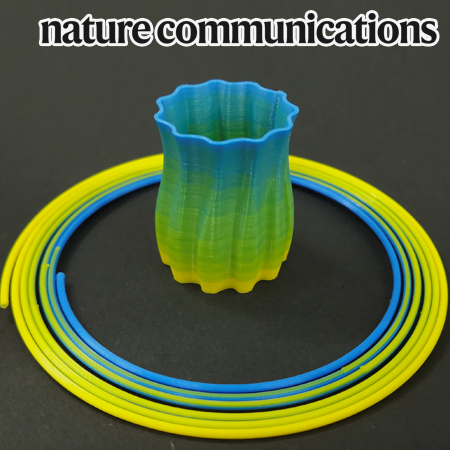 3D Printing with a 3D Printed Digital Material Filament for Programming Functional Gradients