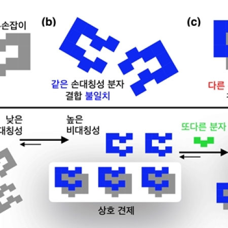 Mutually antagonistic molecular clips: symmetry-breaking non-covalent bonds at the chiral–nonchiral interface