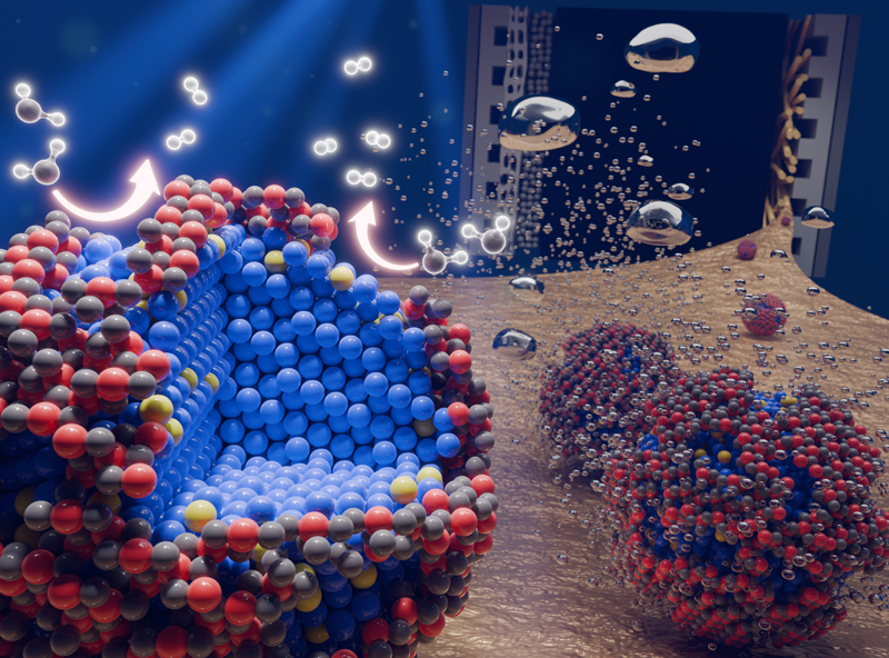 ▲ Figure 1. Schematic diagram of the core-shell nanocluster