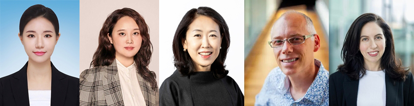 ▲ (From left) Hayeon Jeon (PhD student, Interdisciplinary Program in Artificial Intelligence, Seoul National University; first author), Professors Hajin Lim (corresponding author) and Eun-mee Kim (corresponding author) from the Department of Communication at SNU, and Professors John Zimmerman and Laura Dabbish (co-authors) from Carnegie Mellon University's Human-Computer Interaction Institute