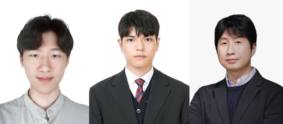 ▲ (From left) Sehun Lee (PhD candidate), Kang-wook Kim (undergraduate researcher), and Professor Gunhee Kim, all from the Department of Computer Science, Seoul National University