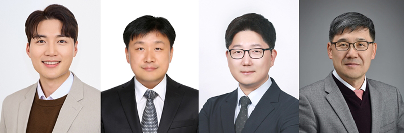 ▲ (From left) Dr. Sanghwi Han, Department of Chemical and Biological Engineering, Seoul National University (first author); Assistant Professor Jang Yong Lee, Department of Chemical Engineering, Konkuk University (corresponding author); Assistant Professor Jaeyune Ryu, Department of Chemical and Biological Engineering, Seoul National University (corresponding author); Professor Jeyong Yoon, Department of Chemical and Biological Engineering, Seoul National University (corresponding author)