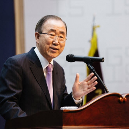 Former U.N. chief Ban becomes endowed chair at Seoul Nat'l University