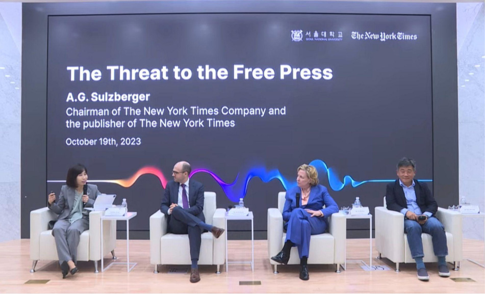 A conversation with the Publisher and Chair of The New York Times, Arthur Gregg Sulzberger