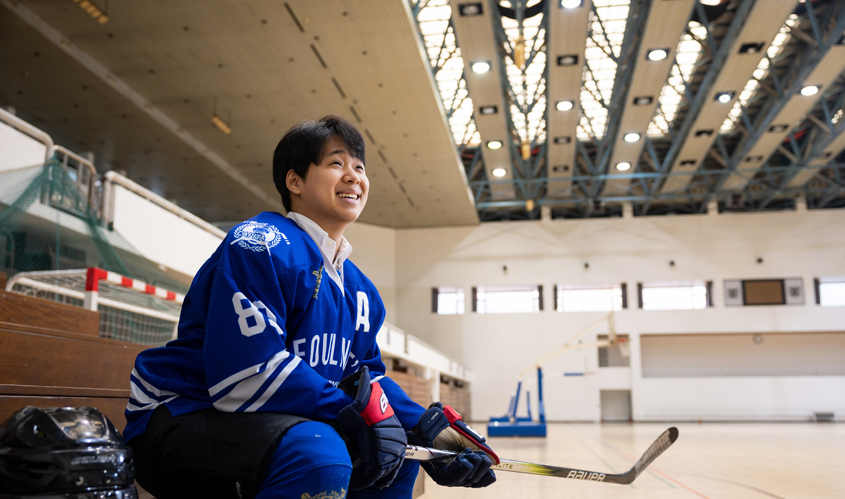 Kyu-Dong Kim has a dream of building an ice rink at Seoul National University with his friends.