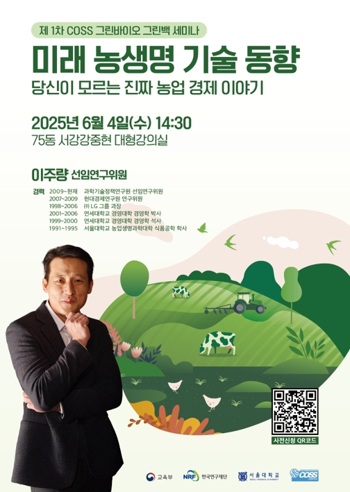 The first Greenbag Seminar on future agri-biotech trends
