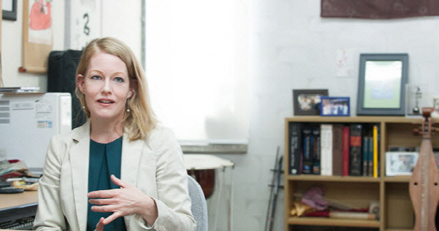 Professor Hilary Finchum-Sung at her office
