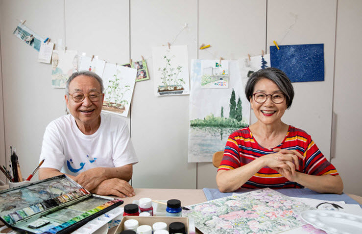 Chan Jae Lee (Department of Earth Science Education, Class of ’61) and Kyung Ja Ahn (Department of Korean Education, Class of ’61)