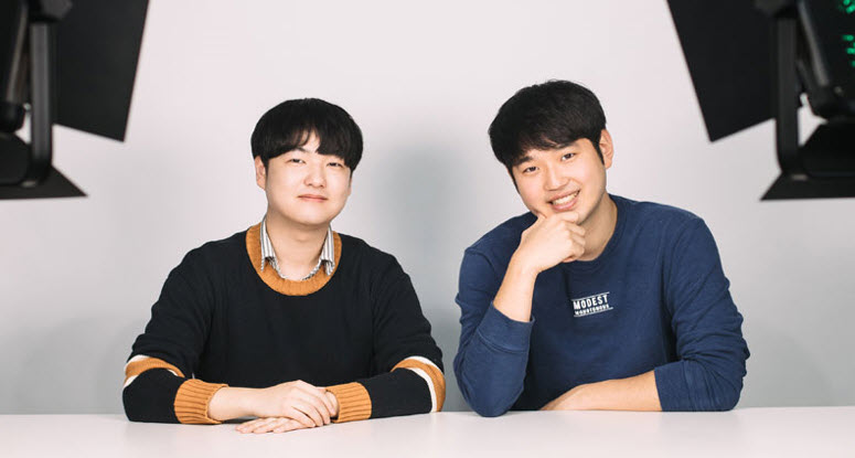 Founders of YouTube Channel Studio Sha: Ryu Seo-hwan (Department of Design), Park Jeong-won (Department of Civil and Environmental Engineering)