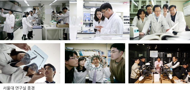 various research labs of SNU